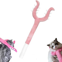 HKM-4765373 Interactive Plush Cat Wand Toy for Indoor Cats – Fun and Engaging Pet Play Instrument