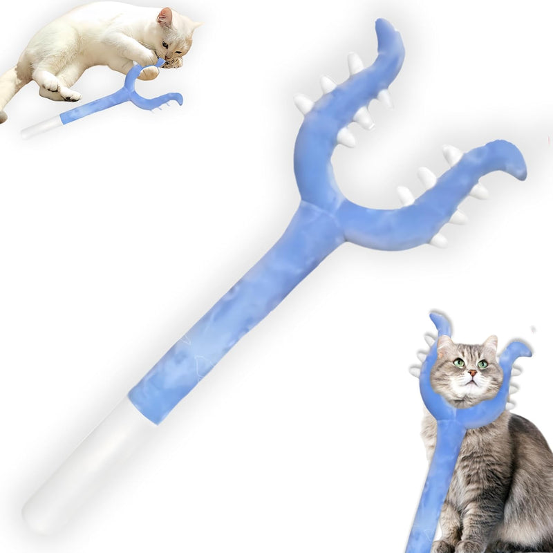 HKM-4765373 Interactive Plush Cat Wand Toy for Indoor Cats – Fun and Engaging Pet Play Instrument