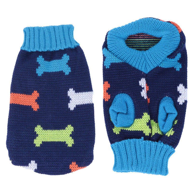 HKM-4765885 Multi-Color Knitting Cat Sweater in Various Patterns for Casual Wear