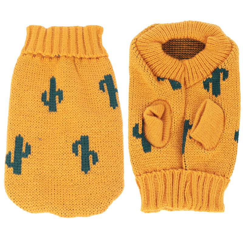 HKM-4765885 Multi-Color Knitting Cat Sweater in Various Patterns for Casual Wear