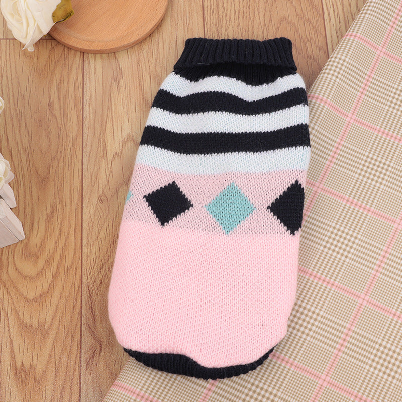 HKM-4765885 Multi-Color Knitting Cat Sweater in Various Patterns for Casual Wear