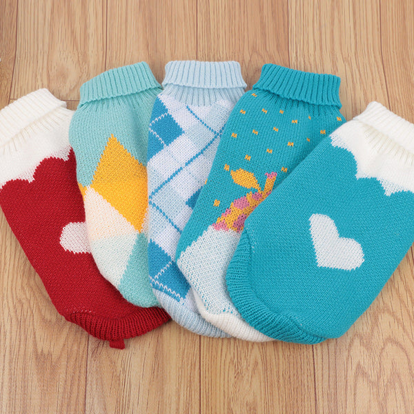 HKM-4765885 Multi-Color Knitting Cat Sweater in Various Patterns for Casual Wear