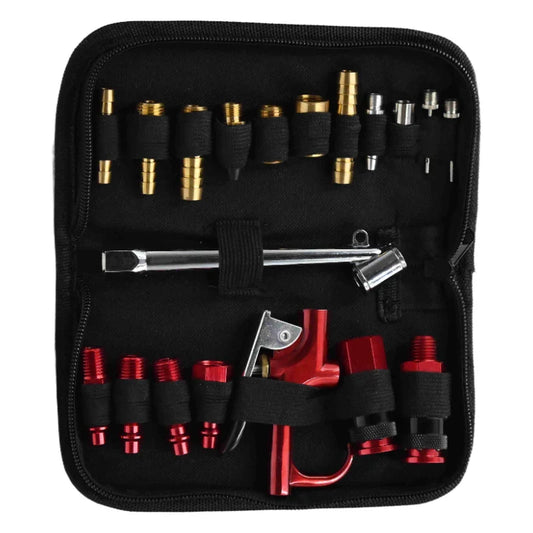 HKM-476691 19-Piece Air Tool and Accessories Kit with Impact Wrench and Storage Case