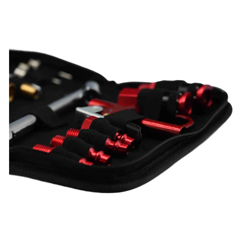 HKM-476691 19-Piece Air Tool and Accessories Kit with Impact Wrench and Storage Case