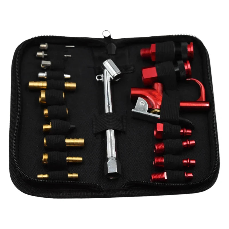 HKM-476691 19-Piece Air Tool and Accessories Kit with Impact Wrench and Storage Case