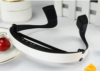 HKM-476691 Bone Conduction Bluetooth Headset with Stereo Sound, Call Function, NFC, and Voice Control - Black and White Options