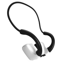 HKM-476691 Bone Conduction Bluetooth Headset with Stereo Sound, Call Function, NFC, and Voice Control - Black and White Options