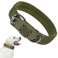 HKM-4767677 Adjustable Nylon Dog Collar with 5-Speed Size Options in Various Colors