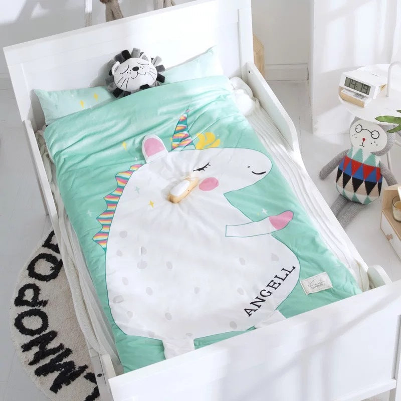 HKM-476819 Coral Baby Sleeping Bag - Soft Short Plush & 100% Cotton, 150cm Height, 75cm Width
