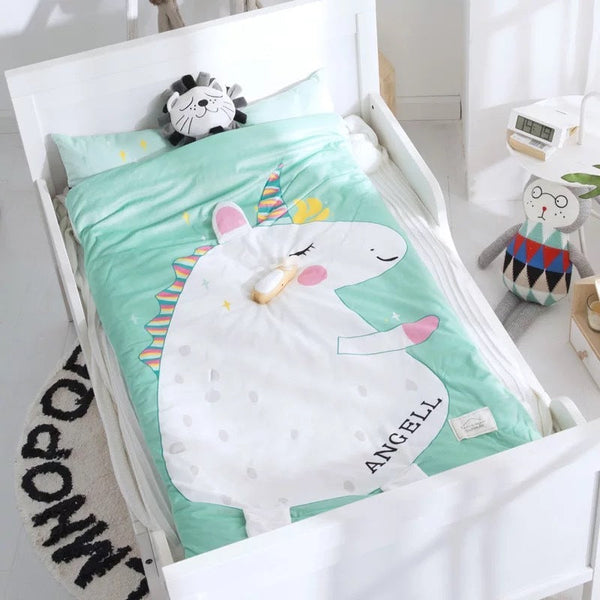 HKM-476819 Coral Baby Sleeping Bag - Soft Short Plush & 100% Cotton, 150cm Height, 75cm Width