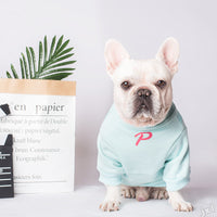 HKM-4768445 Casual Hooded Sweater with Pockets for Dogs in Light Blue, Navy Blue, and Pink