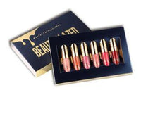HKM-476883 Matte Liquid Lipstick Kit - 6 Color Options, Long-Lasting Finish, Perfect for Everyday Wear