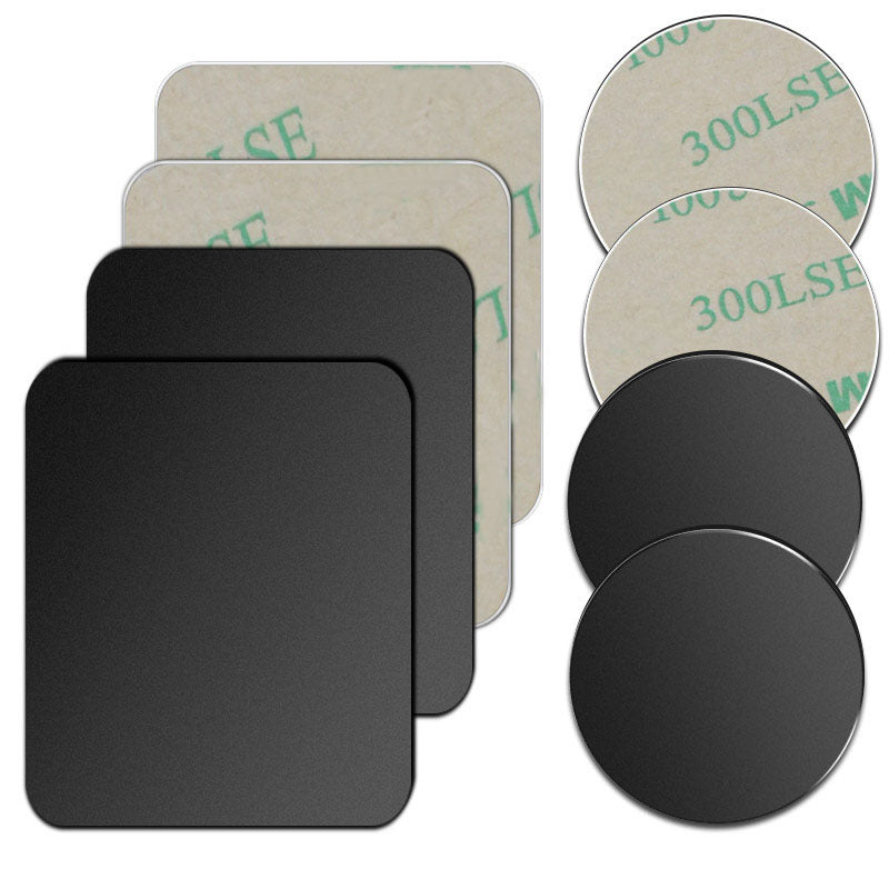 HKM-476883 Universal Magnetic Phone Mounting Plate – Matte Silver/Black
