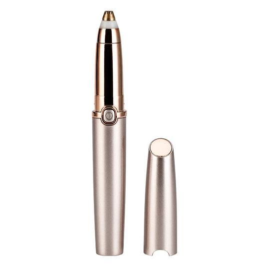HKM-477075 Electric Eyebrow Repairer – Portable Hair Removal Tool with USB Charging, ABS Body and Alloy Cutter Head, Easy to Clean, Ideal for Daily Use