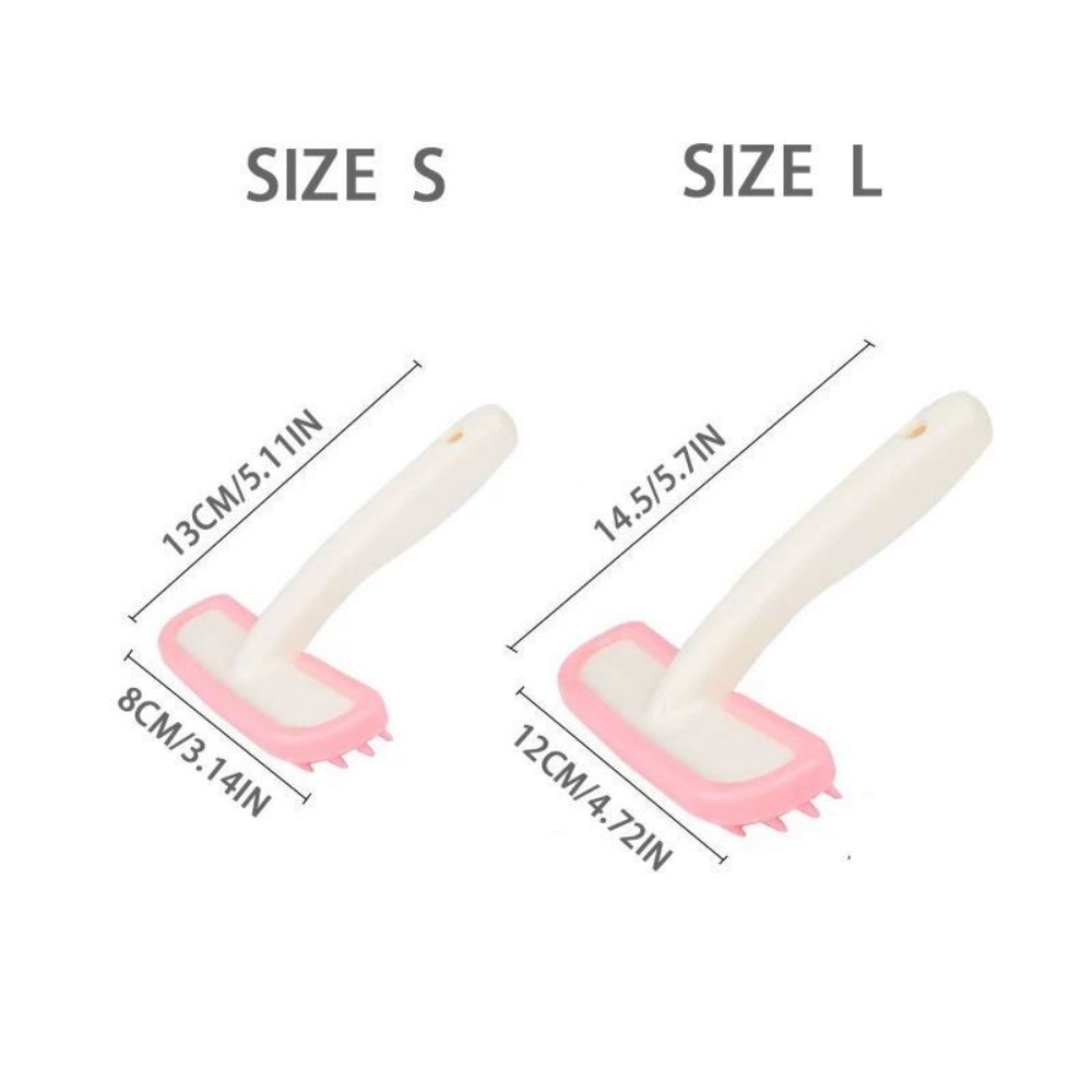 HKM-4771133 Small Pet Grooming Tool for Rabbits, Guinea Pigs, and Chinchillas - Silicone Fur Comb and Trimmer