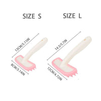 HKM-4771133 Small Pet Grooming Tool for Rabbits, Guinea Pigs, and Chinchillas - Silicone Fur Comb and Trimmer