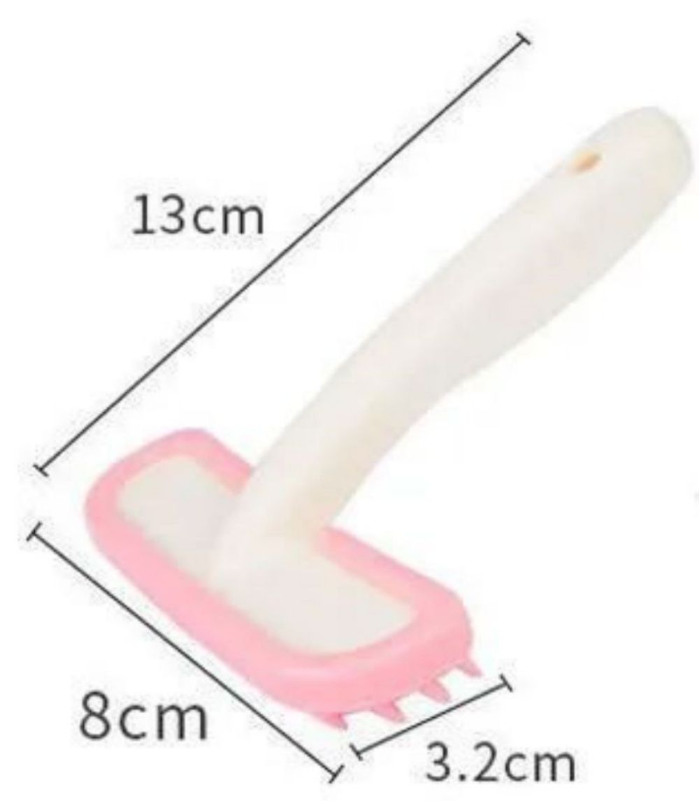 HKM-4771133 Small Pet Grooming Tool for Rabbits, Guinea Pigs, and Chinchillas - Silicone Fur Comb and Trimmer