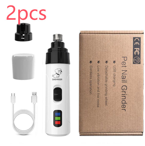 HKM-4771645 3-Speed LED Electric Nail Trimming Device for Dogs with Dust Collection
