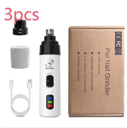 HKM-4771645 3-Speed LED Electric Nail Trimming Device for Dogs with Dust Collection