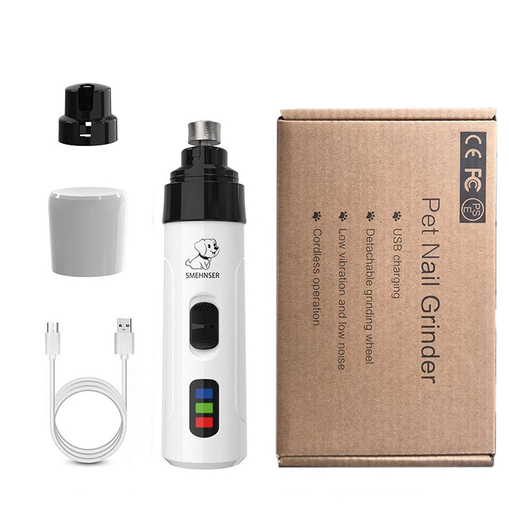 HKM-4771645 3-Speed LED Electric Nail Trimming Device for Dogs with Dust Collection