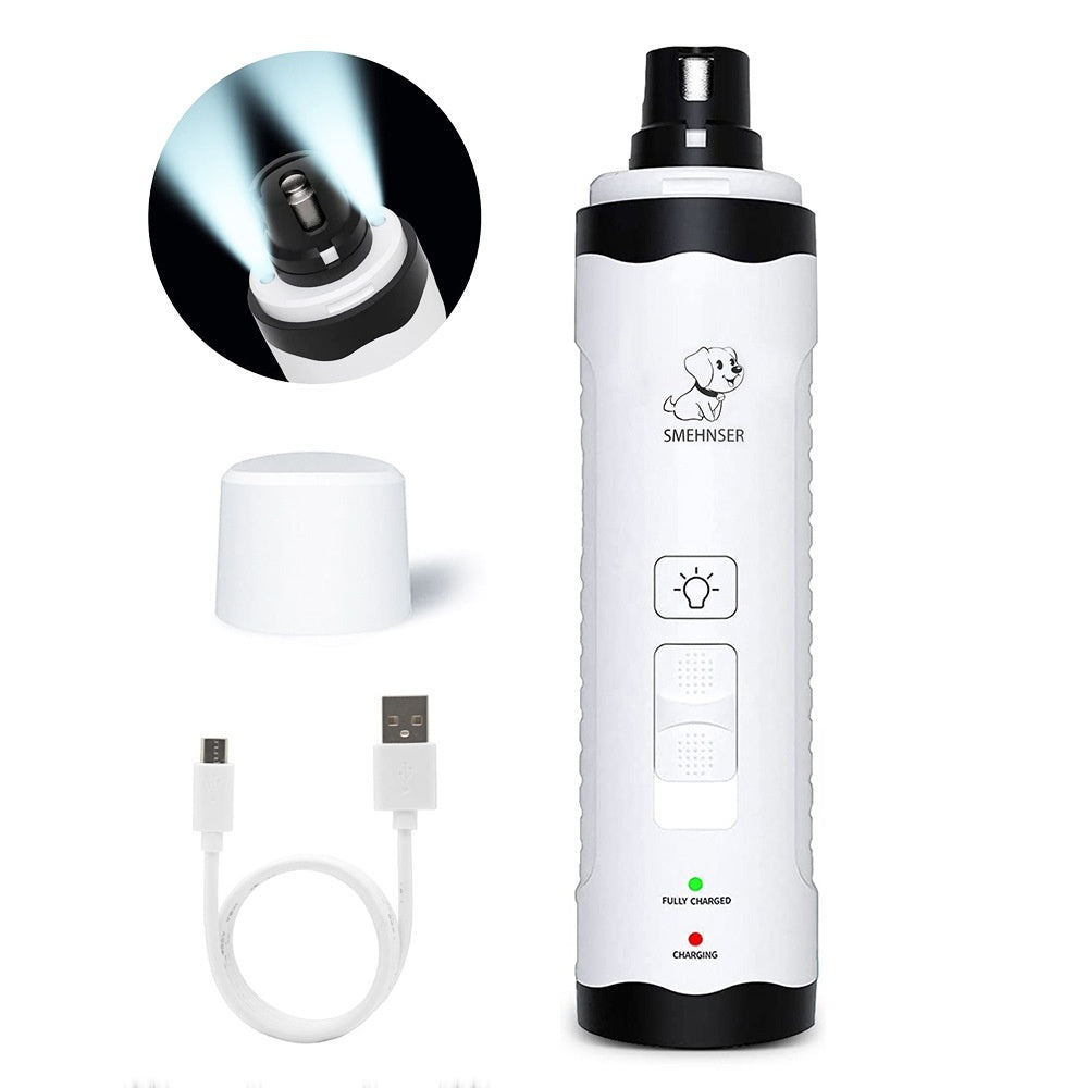 HKM-4771645 3-Speed LED Electric Nail Trimming Device for Dogs with Dust Collection