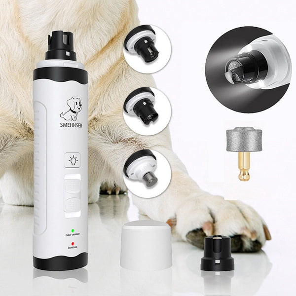 HKM-4771645 3-Speed LED Electric Nail Trimming Device for Dogs with Dust Collection