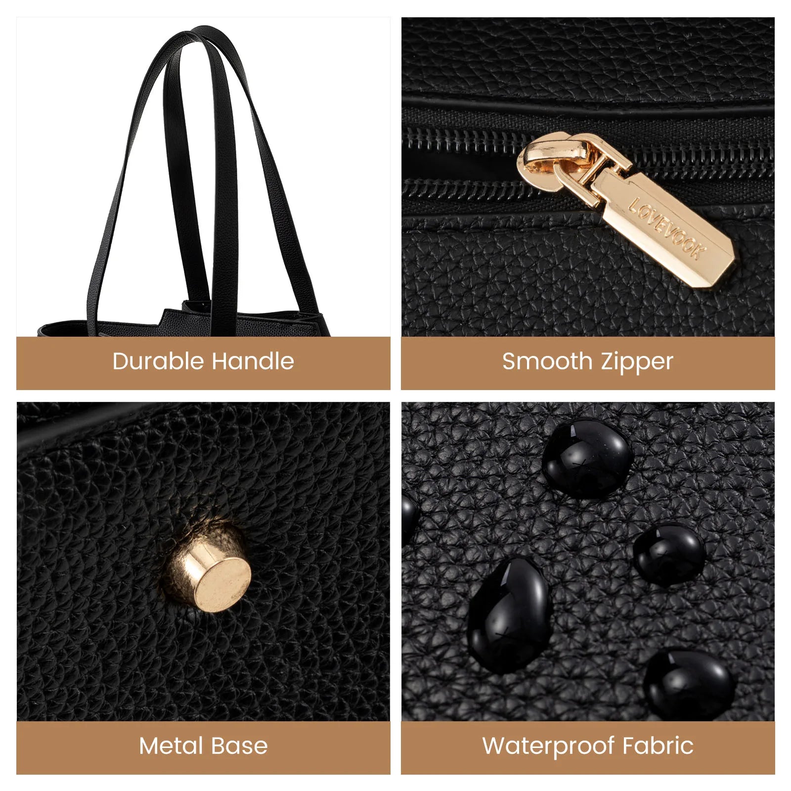 HKM-477203 Luxury Leather Crossbody Tote Bag for Women - Versatile Laptop Handbag