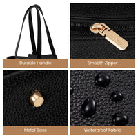 HKM-477203 Luxury Leather Crossbody Tote Bag for Women - Versatile Laptop Handbag