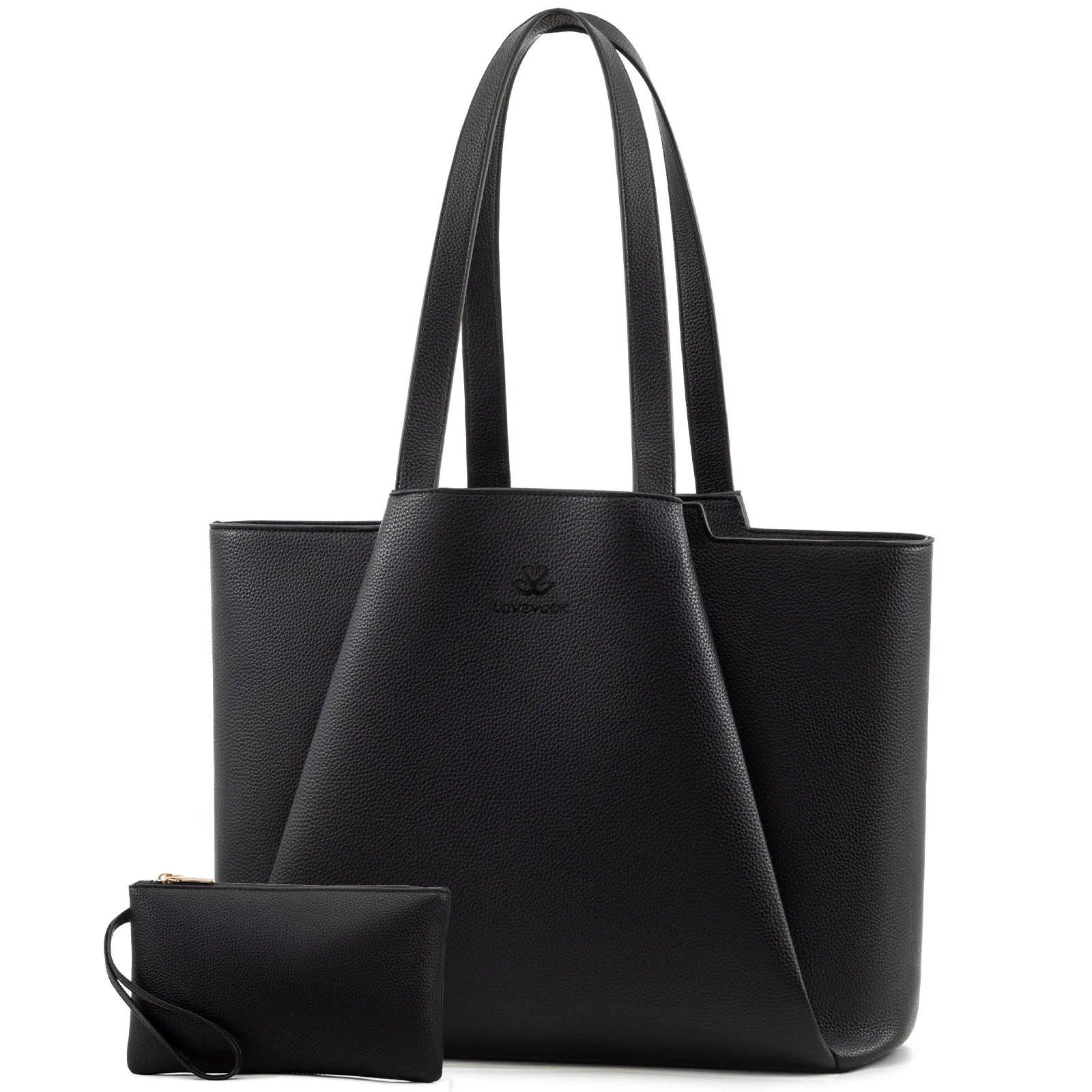 HKM-477203 Luxury Leather Crossbody Tote Bag for Women - Versatile Laptop Handbag
