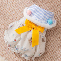 HKM-4772413 Cozy Autumn and Winter Pet Apparel for Small Dogs and Cats: Warm Skirts and Stylish Outdoor Wear