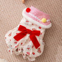 HKM-4772413 Cozy Autumn and Winter Pet Apparel for Small Dogs and Cats: Warm Skirts and Stylish Outdoor Wear