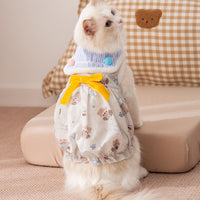 HKM-4772413 Cozy Autumn and Winter Pet Apparel for Small Dogs and Cats: Warm Skirts and Stylish Outdoor Wear