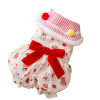 HKM-4772413 Cozy Autumn and Winter Pet Apparel for Small Dogs and Cats: Warm Skirts and Stylish Outdoor Wear