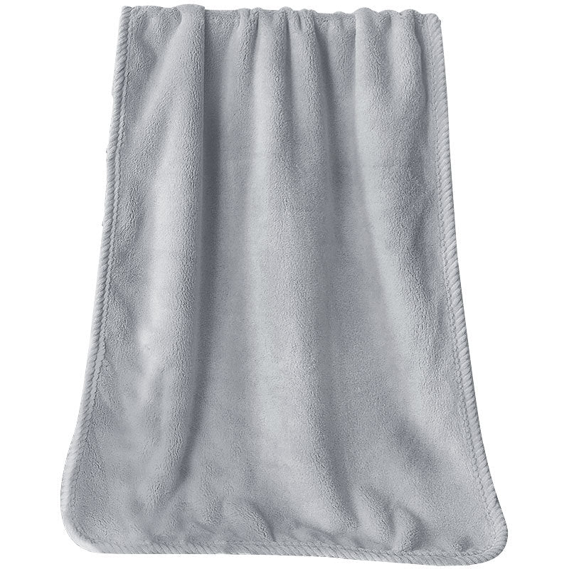 HKM-4773309 Quick-Drying Dog Bath Towel in Pink and Gray, Multiple Sizes Available