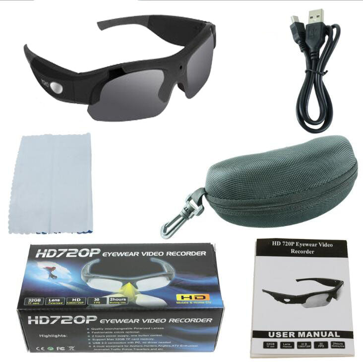 HKM-477331 1080P Video Recording Sunglasses with Polarized Lenses