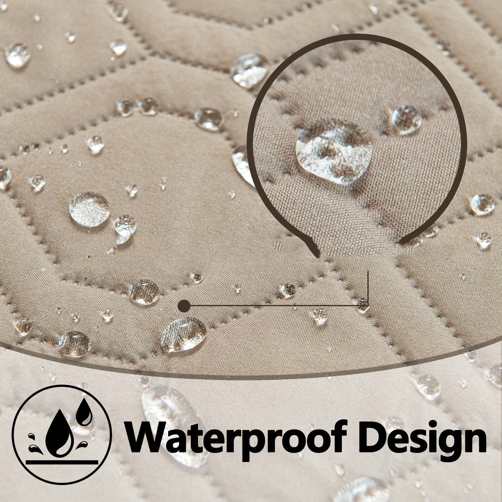 HKM-4775485 Double-Sided Waterproof Pet Sofa Cushion in Dark Gray, Light Gray, and Khaki Beige - Multiple Sizes Available