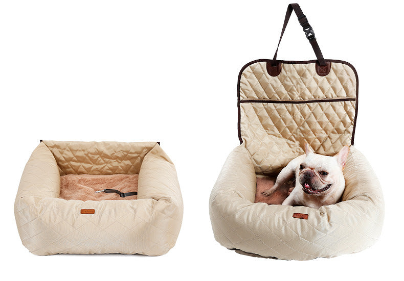 HKM-4775869 Folding Multi-Purpose Pet Dog Carrier with Thickened Seat Pad for Cars and Home