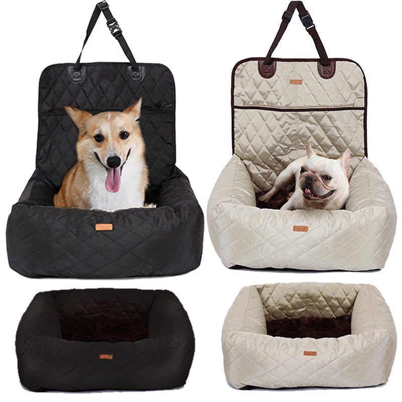 HKM-4775869 Folding Multi-Purpose Pet Dog Carrier with Thickened Seat Pad for Cars and Home