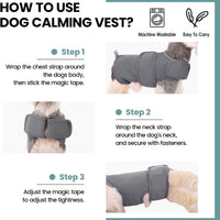 HKM-4775997 Dog Anxiety Relief Vest with Shock Protection Features for Comfortable Fit