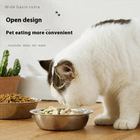 HKM-4777405 Stainless Steel Pet Bowl - Non-slip Easy to Clean Dog Feeder in Various Sizes