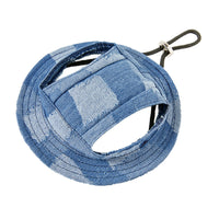 HKM-4778429 Dog Sun-Proof Bucket Hat - Geometry Pattern in Black, Dark Blue, Smalt, and Light Blue - Cotton, Multiple Sizes Available
