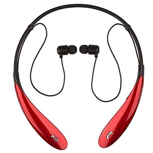 HKM-477843 Wireless Bluetooth Neckband Headset with Call Function and Voice Control - Stereo Sound, 10m Range, Multi-Point Connection