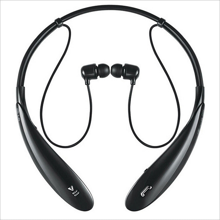 HKM-477843 Wireless Bluetooth Neckband Headset with Call Function and Voice Control - Stereo Sound, 10m Range, Multi-Point Connection