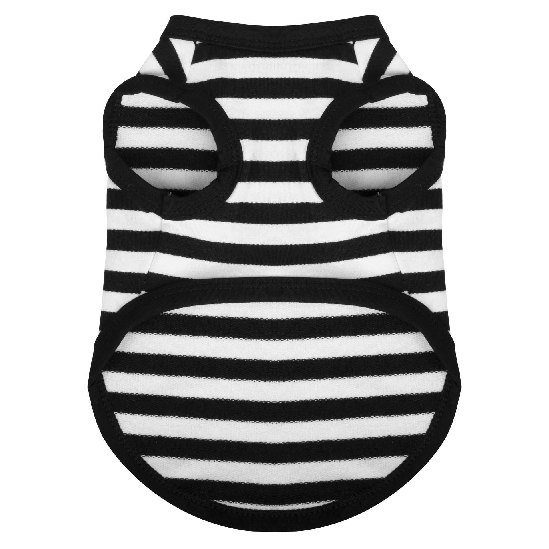 HKM-4779197 Cotton Striped Summer Vest for Dogs - Lightweight and Casual Pet Clothing