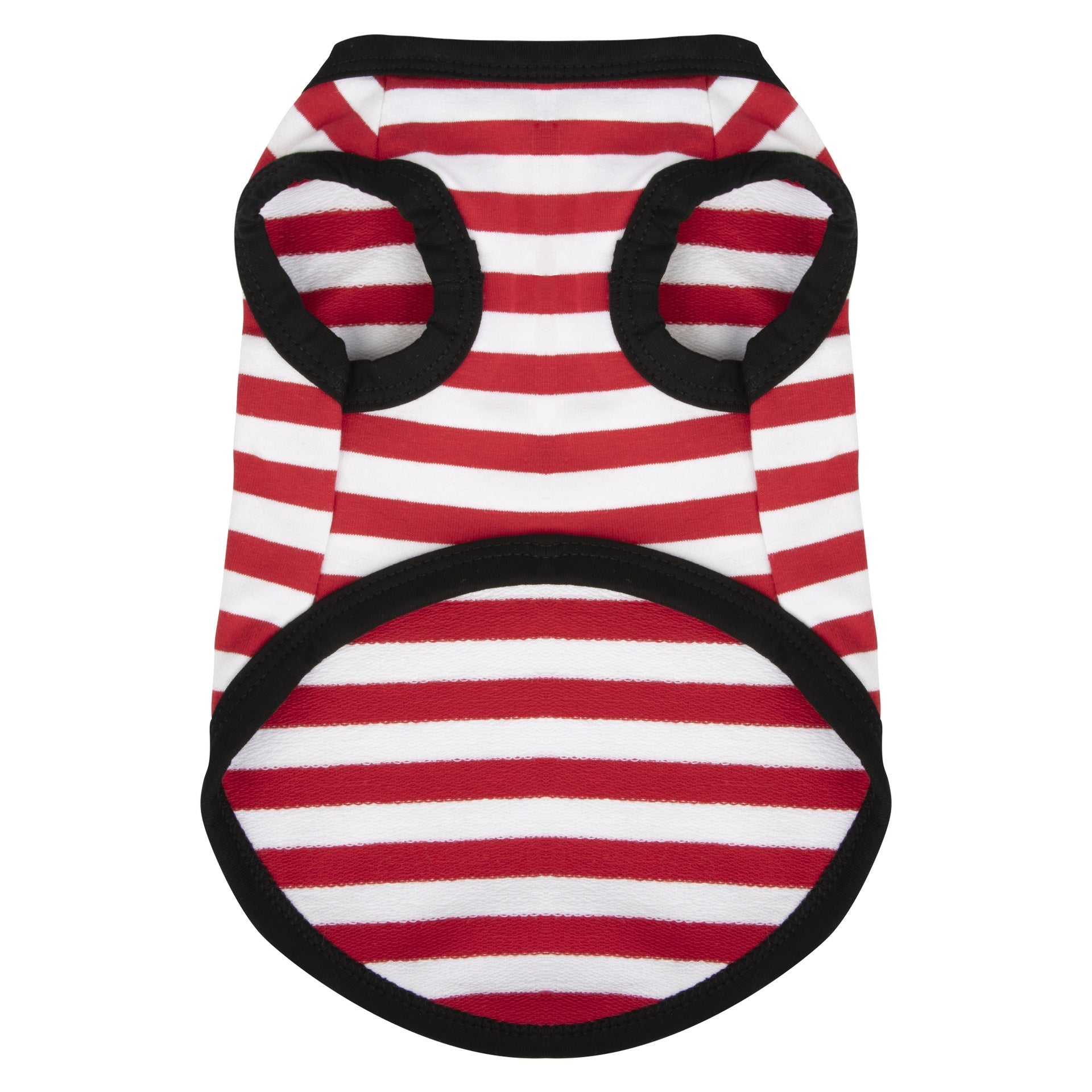 HKM-4779197 Cotton Striped Summer Vest for Dogs - Lightweight and Casual Pet Clothing