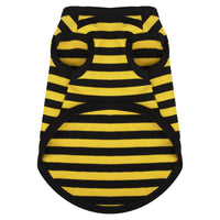 HKM-4779197 Cotton Striped Summer Vest for Dogs - Lightweight and Casual Pet Clothing