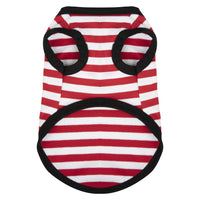 HKM-4779197 Cotton Striped Summer Vest for Dogs - Lightweight and Casual Pet Clothing