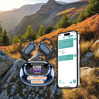HKM-477971 A16 Pro Sport Earbuds with LCD Touch Screen and Long Battery Life, Semi-In-Ear and Open-Ear Design