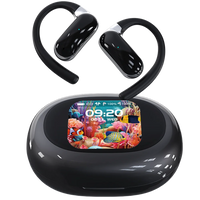 HKM-477971 A16 Pro Sport Earbuds with LCD Touch Screen and Long Battery Life, Semi-In-Ear and Open-Ear Design