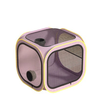 HKM-4781245 Cat Drying Cabinet with Quiet Hair Dryer - Purple & Blue Options Available